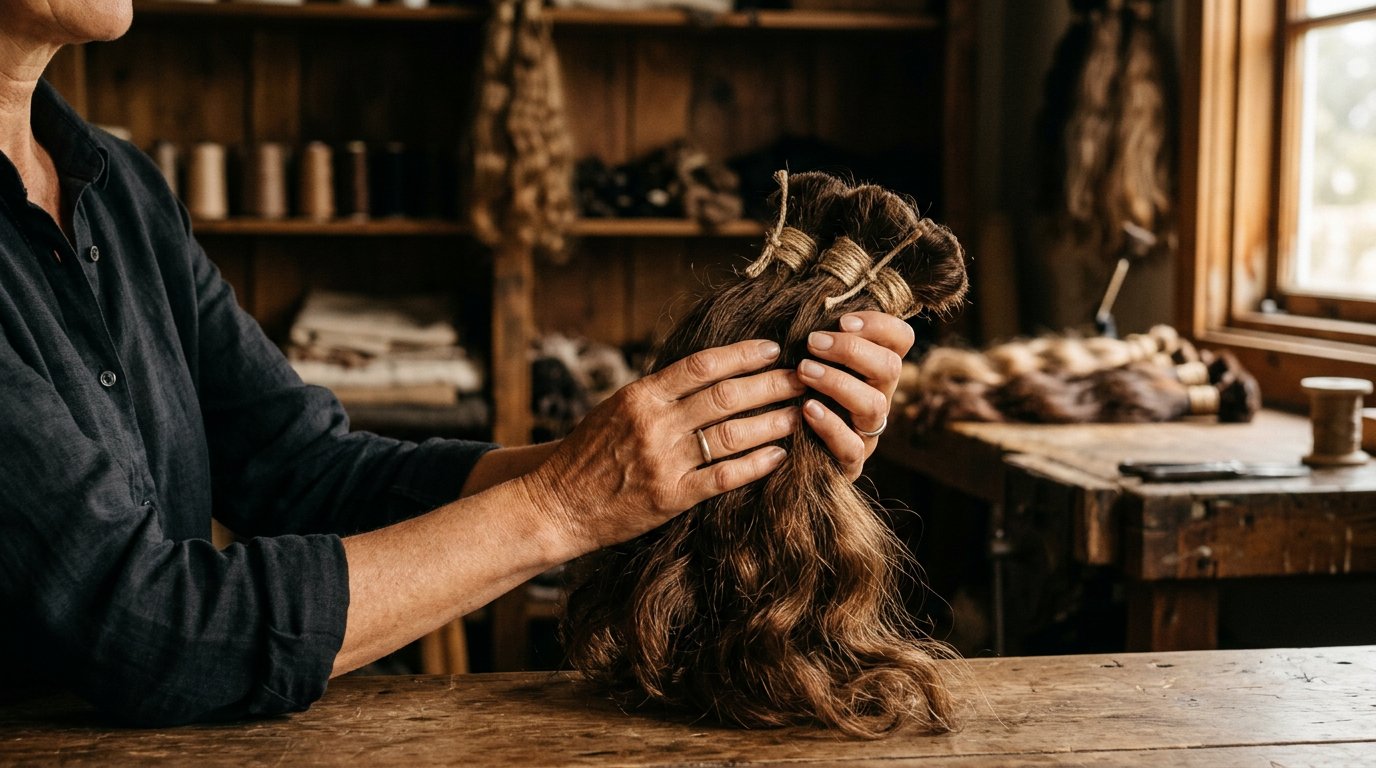Ethically sourced human hair