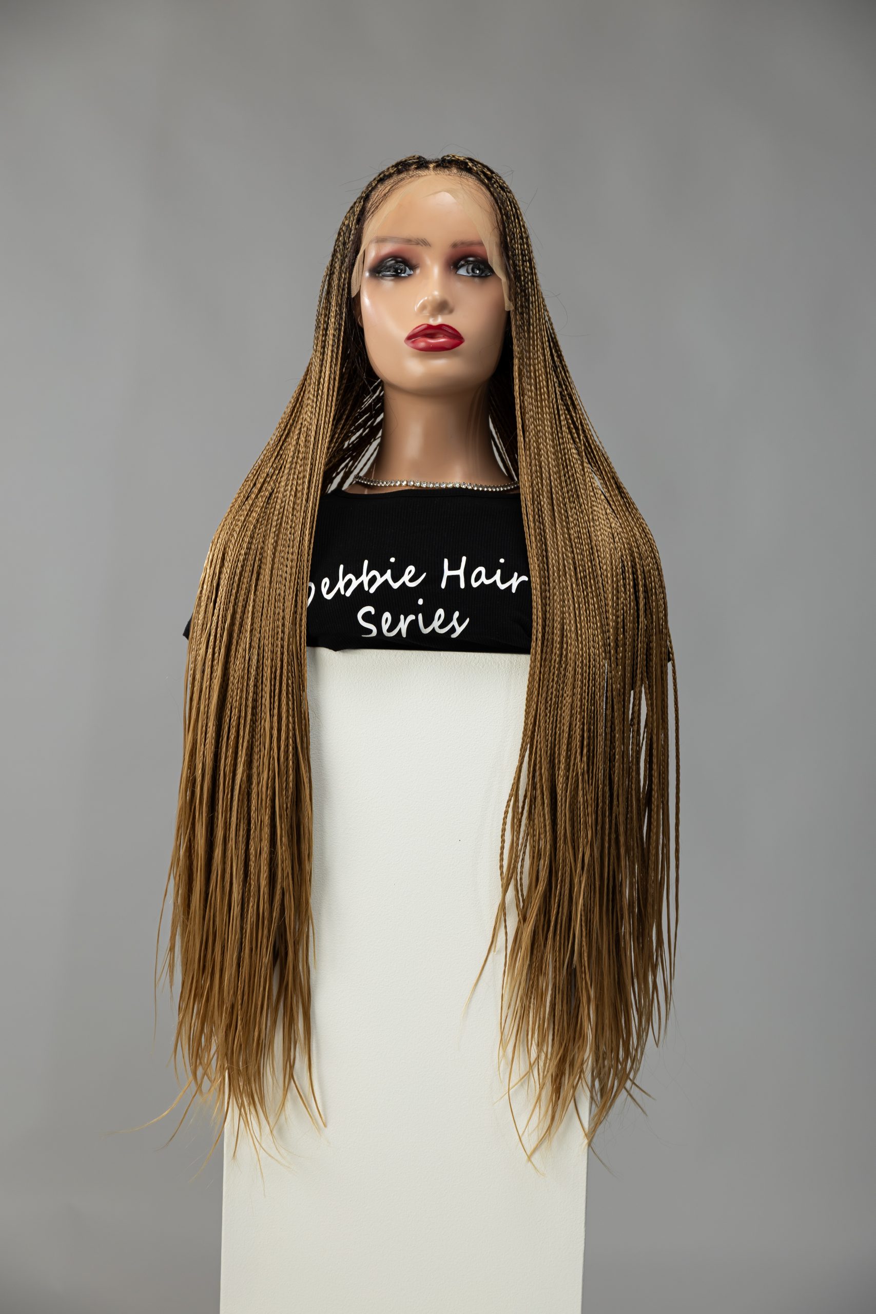 Bone straight braided wig 30inch. - Image 2