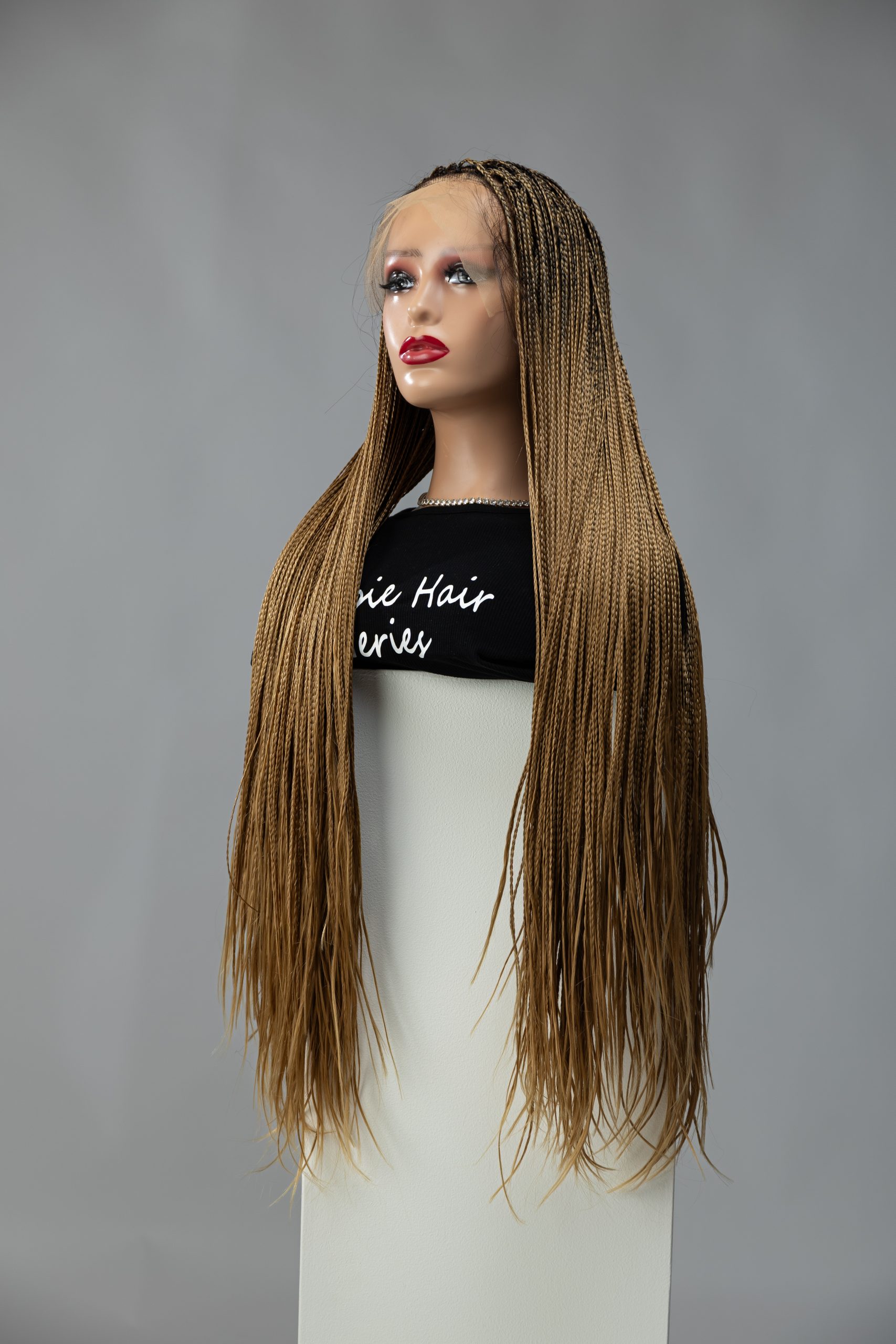 Bone straight braided wig 30inch. - Image 3